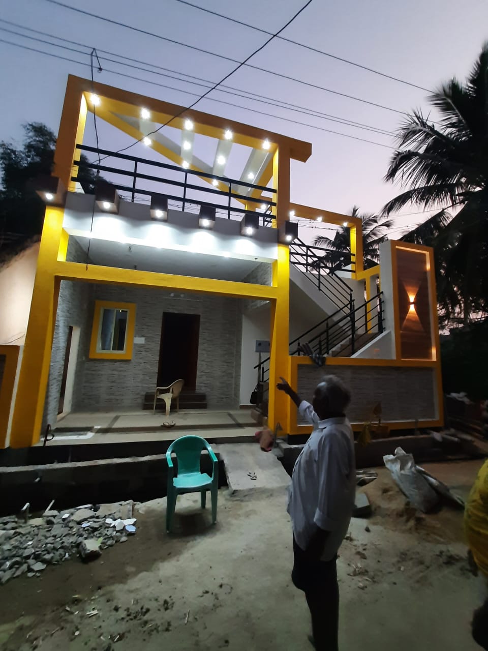 Night View Front Gate
